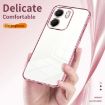 OPPO A5x 5G Transparent Silver Phone Case with Fine Holes - 6