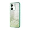 OPPO A5x 5G Electroplated Glitter Gradient Phone Case (Green) - 1