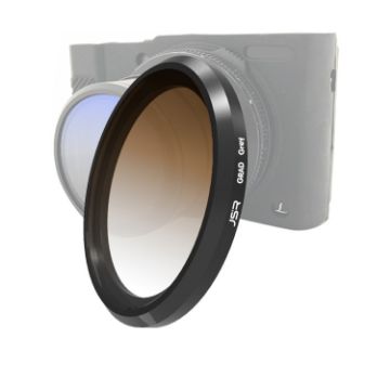 Gradient Smoke Lens Filter for Panasonic LUMIX LX10 - JSR - 1