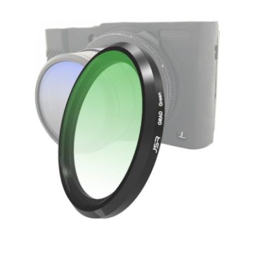 JSR Gradient Green Lens Filter for Panasonic LUMIX LX10 - 1