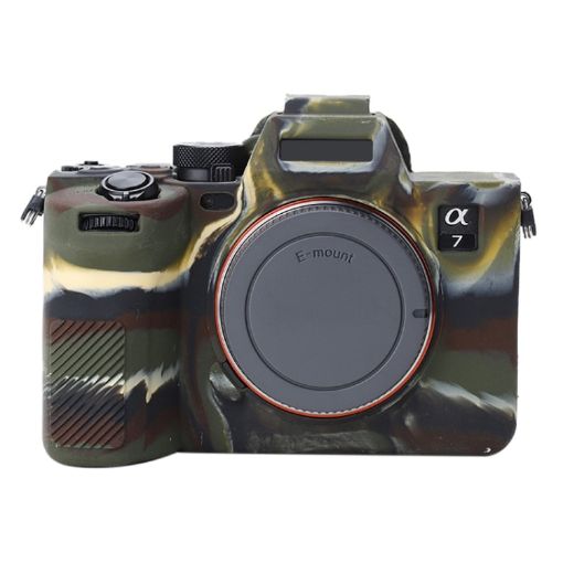 Sony A7 IV Soft Silicone Camouflage Protective Case - 1