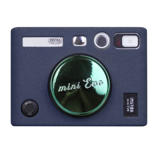 Blue Soft Silicone Case for FUJIFILM instax mini Evo Camera - 1