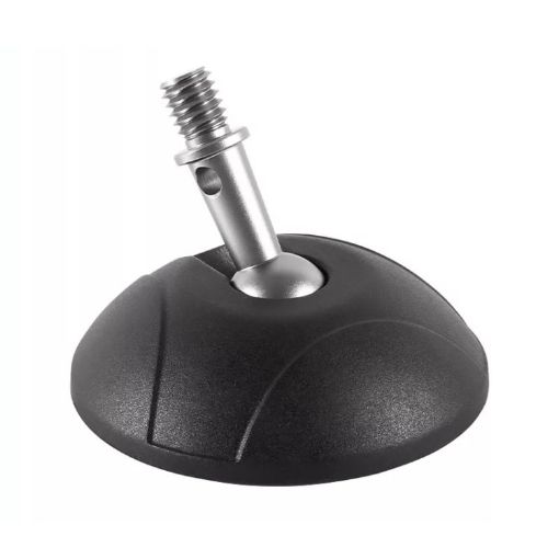 BEXIN GSF68-S Tripod 3/8" Stainless Steel Spikes & Foot Pad - 1