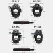 BEXIN DT-02R/S 2D 720 Panorama Tripod Fluid Drag Head with QR Plate - 2