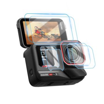STARTRC Tempered Glass for Insta360 Ace Pro 2: Screen & Lens Film Set - 1