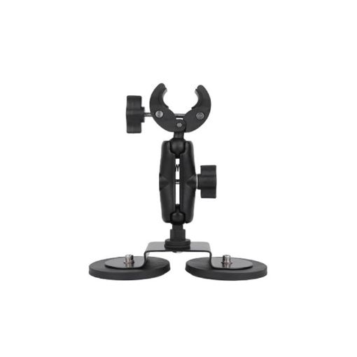Magnetic Base Dual-Leg Crab Clamp Mount for GoPro Cameras (Black) - 1