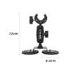 Magnetic Base Dual-Leg Crab Clamp Mount for GoPro Cameras (Black) - 2