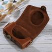 Canon PowerShot SX730/720 HS Leather Case Bag with Strap (Brown) - 5
