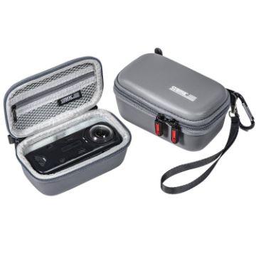 Insta360 X5/X4 STARTRC Camera Case with Carabiner & Strap - Grey - 1