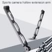 Black Aluminum Extension Arm for GoPro, Insta360, DJI Cameras - 3