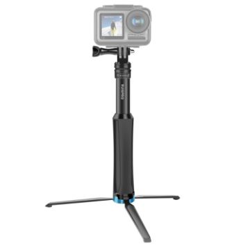 RUIGPRO Black One-piece Tripod Selfie Stick for Action Cameras - 1