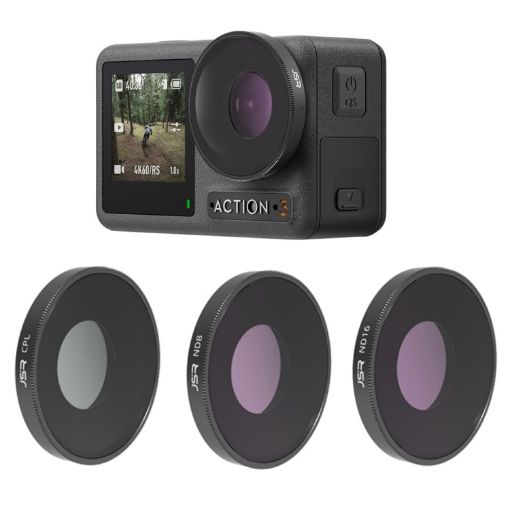 JSR 3 in 1 CPL ND Filters for DJI Osmo Action 3 (ND8, ND16) - 1