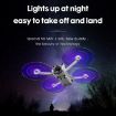 DJI Mini 4 Pro/3 Pro LED Propellers: Low Noise, Transparent (2 Pairs) - 4