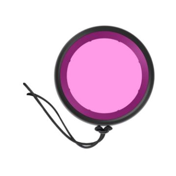 DJI Osmo Action 5 Pro/4/3 Purple Diving Lens Filter Housing - 1
