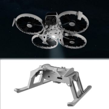 DJI Flip STARTRC LED Light Grey Folding Landing Gear Rack - 1