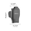 DJI Osmo Pocket 3 STARTRC Protective Short Case Cover (Black) - 4
