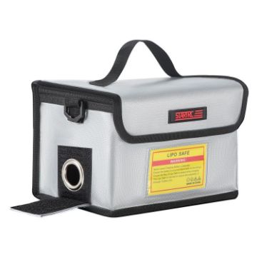 STARTRC 8 Grid Lithium Battery Safety Storage Bags (Grey) - 1