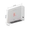 DJI Osmo Action 5/4/3 Battery Charger Box Dual-Slot (White) - 2