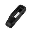 Fitbit Inspire 2 Silicone Clip Case Cover (Black) - 2