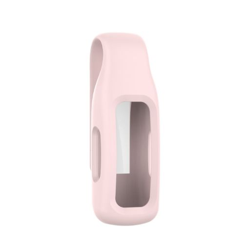 Fitbit Inspire 2 Rose Pink Silicone Clip Case Cover - 1
