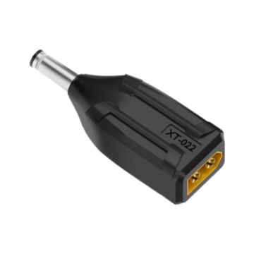 XT-022 XT60 Male to 5.5x2.1 Interchange Adapter - 1