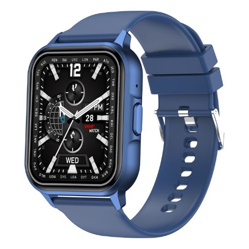 ZW36 Smart Watch 1.83" BT Call, Blood Oxygen/Pressure/Heart Rate Blue - 1