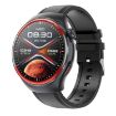 T82 1.43" Round Screen Smart Watch, BT Call, Leather Strap, Health Monitor - 1