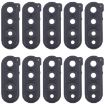 10pcs Rear Camera Lens Cover for Samsung Galaxy Z Fold4 (Black) - 1