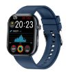 ET587 Smart Watch: 1.95" AMOLED, ECG/Blood Sugar, Blue - 1