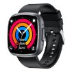 ET593 Black Smart Watch, 1.75" IPS Screen, ECG/Blood Sugar Monitor - 1