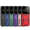 Redmi A3 4G MagSafe Holder Phone Case, Large Window, Rose Gold - 2