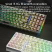 AULA F98 Pro 99-Key RGB Mechanical Keyboard, Ice Crystal Shaft - 5