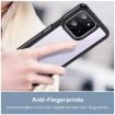 For Honor X5b Acrylic TPU Phone Case - Colorful Series (Black) - 5