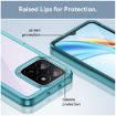 For Honor X5b Acrylic Hybrid TPU Phone Case (Transparent Blue) - 6