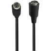 0.5m Mini DIN 5 Pin Audio/Video Cable (Male to Female Straight) - 1
