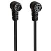 3m Mini DIN 5 Pin A/V Cable (Male to Female Elbow) - 1