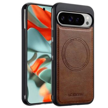 Google Pixel 10 Pro XL LC.IMEEKE Brown Magsafe Phone Case - 1