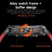 ET492 Smart Watch with 1.43" AMOLED, ECG & Blood Sugar, Blue Strap - 6