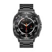 ET492 Smart Watch, 1.43" AMOLED, ECG/Blood Sugar, Steel Strap, Black - 2