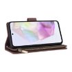 Galaxy A17 5G Zipper Wallet Leather Phone Case (Coffee) - 6