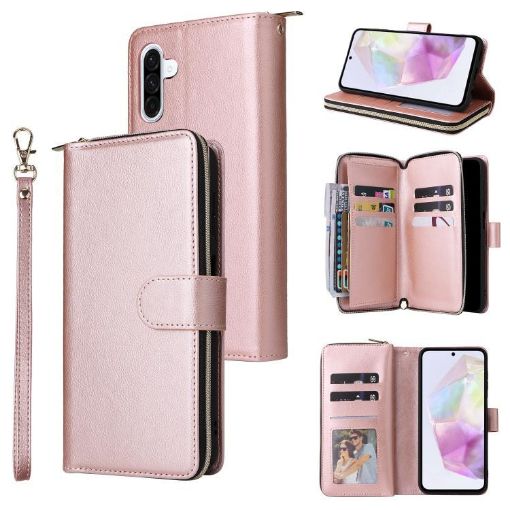 Samsung Galaxy A17 5G Leather Wallet Case with 9 Card Slots - 1