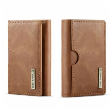 DG.MING M6 Series Brown 3-Fold Multi Card Wallet - 1