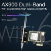 EDUP EP-9617ES 900Mbps WiFi 6 Bluetooth 5.4 PCI-E Adapter (Black) - 4