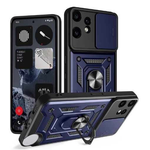 Nothing CMF Phone 2 Pro Case with Sliding Camera Cover (Blue) - 1