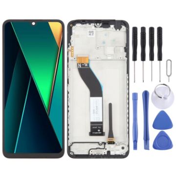 Xiaomi Poco C75 OEM LCD Screen Digitizer Assembly with Frame - 1