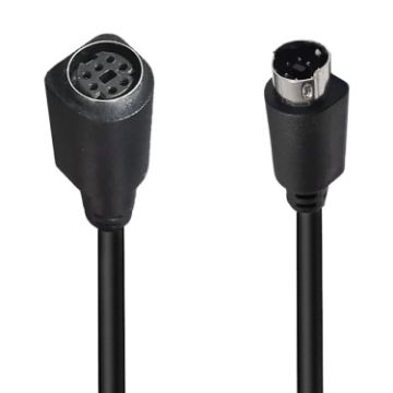 Mini DIN 7 Pin A/V Cable 1.8m (M to F Straight) - 1