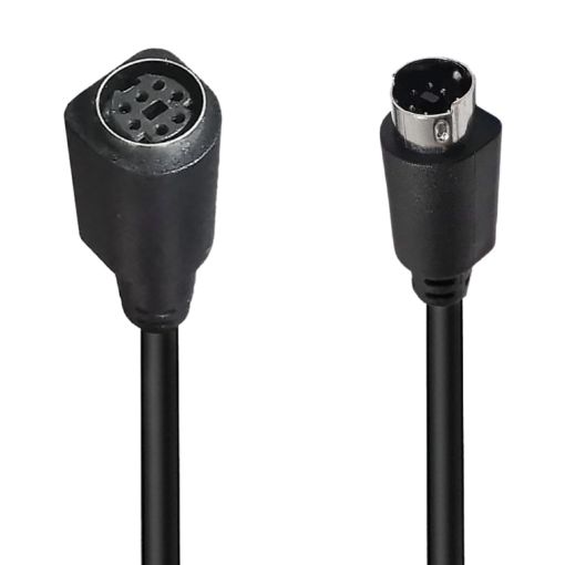 Mini DIN 7 Pin A/V Cable 1.8m (M to F Straight) - 1