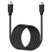 Male to Male Mini DIN 6 Pin Core Extension Cable, 0.5m Length - 2