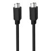 1.8m Mini DIN 6 Pin Extension Cable - Male to Male Straight - 1