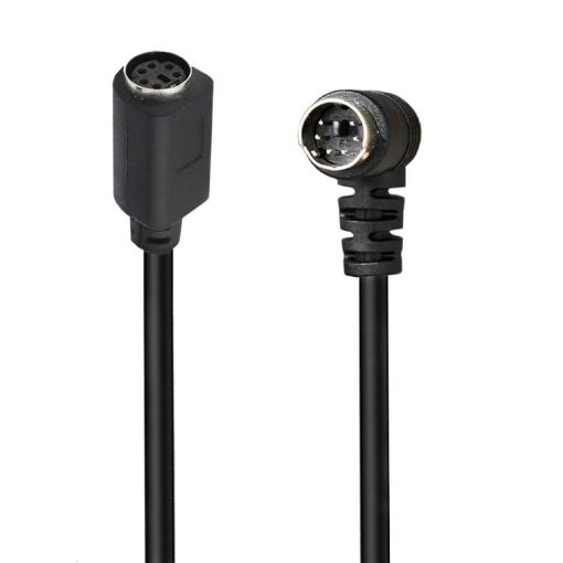 Elbow Mini DIN 6 Pin Extension Cable, 1.8m (Male to Female) - 1